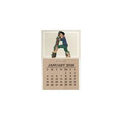 2026 Letras Y Figuras Desk Calendar