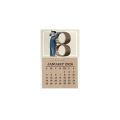 2026 Letras Y Figuras Desk Calendar