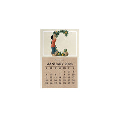 2026 Letras Y Figuras Desk Calendar