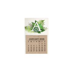 2026 Botanical Monogram Desk Calendar