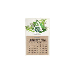 2026 Botanical Monogram Desk Calendar