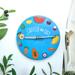 Squeeze the Day Clock