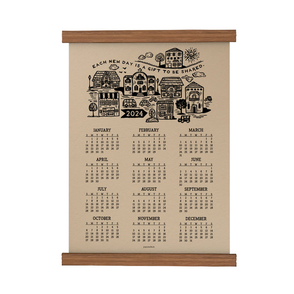 Scroll Calendar 2024 Original Scroll Calendar papemelroti