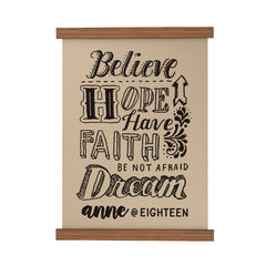 Personalized Birthday Scroll Poster