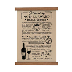 Mother Personalized Scroll Poster