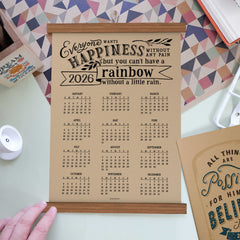 2026 Papemelroti Scroll Calendar