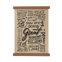 You Are Doing Great Scroll Poster