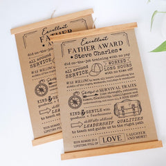 Father Scroll Poster