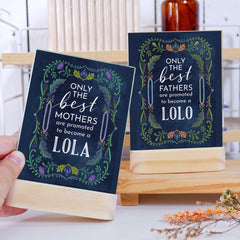 Grandparent Curve Glass Plaque