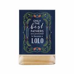 Grandparent Curve Glass Plaque