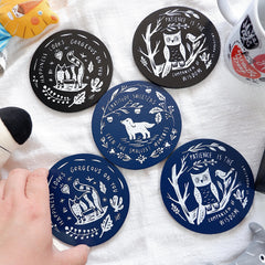 Round Wooden Coaster