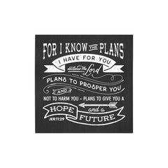 Words That Inspire Square Silkscreen Wall Art