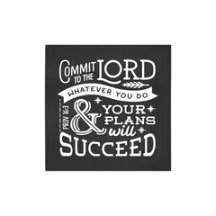 Words That Inspire Square Silkscreen Wall Art