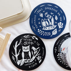 Round Wooden Coaster