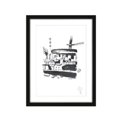Philippine Jeepney Framed Art Print
