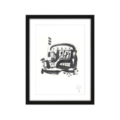 Philippine Jeepney Framed Art Print