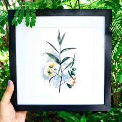 Botanical Square Framed Art Print