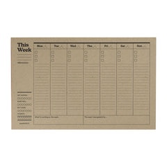 Planner Writing Pad