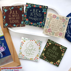 Floral Border Magnet