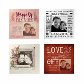 Personalized Wedding Magnet with Photo