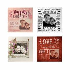 Personalized Wedding Magnet with Photo