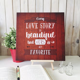 Every Love Story is Beautiful Decoposter