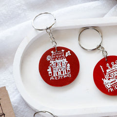 Philippine Collection Silkscreen Round Keychain