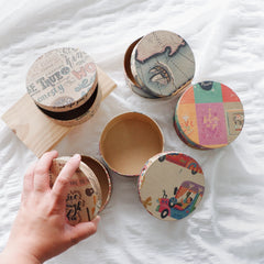 Circle Gift Box: 4" x 1.5"