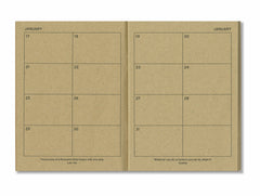 Undated Pocket Planner