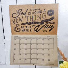 Papemelroti 2026 Dated and Undated Wall Calendar