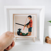 Letras Y Figuras Desk Clock