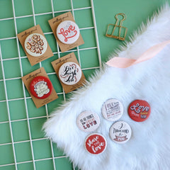 Words of Love Badge