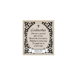 Godparents Desk Plaque
