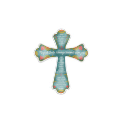 May All God's Blessings Resin Cross