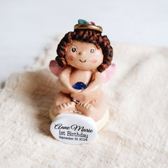 Personalized Angel Touch Birthstone Figurine With Gift Box