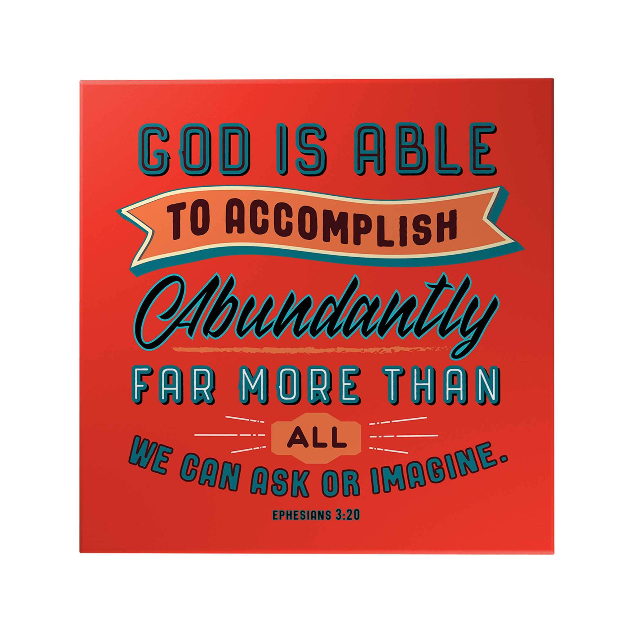 God Is Able Decoposter