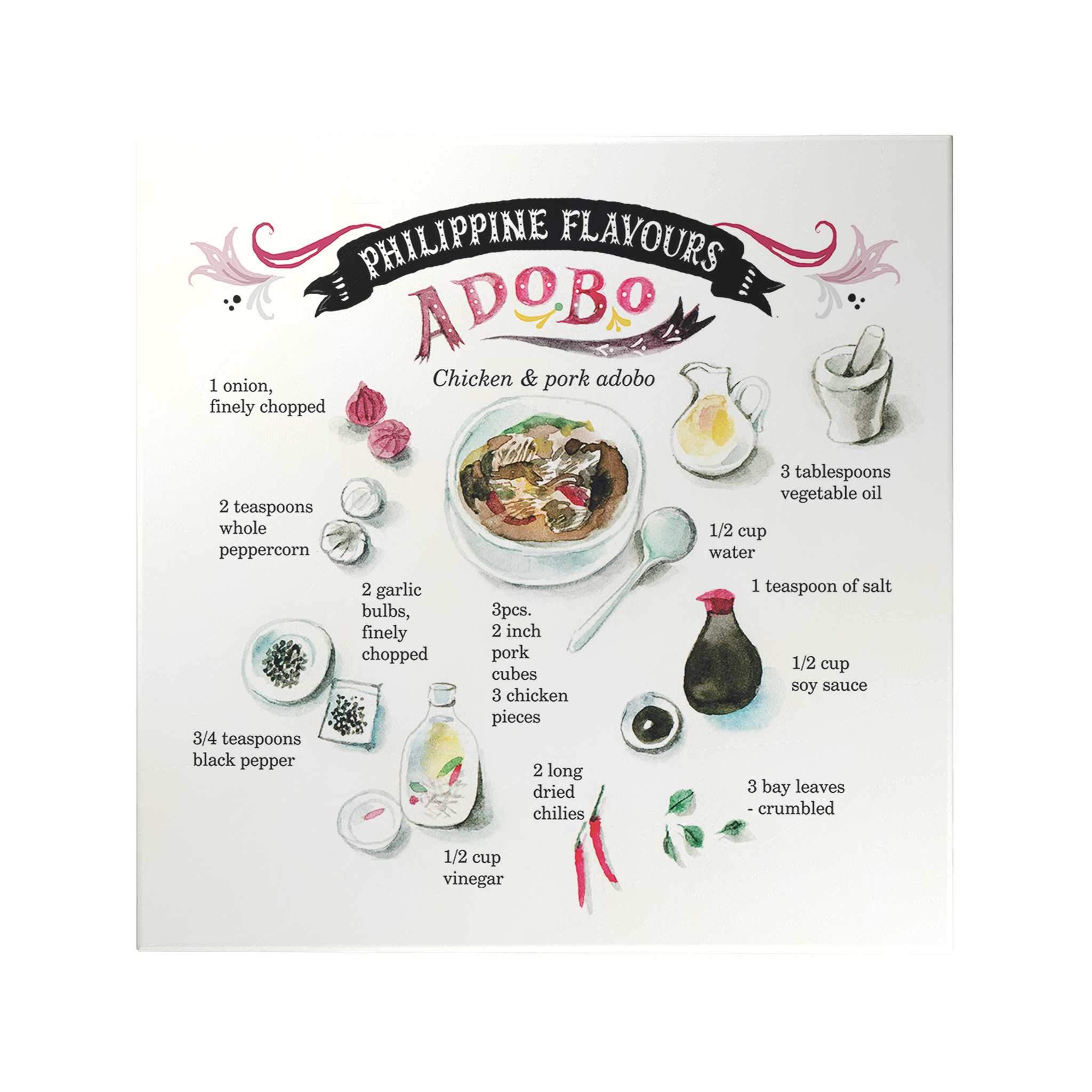 Philippine Flavours: Adobo Decoposter