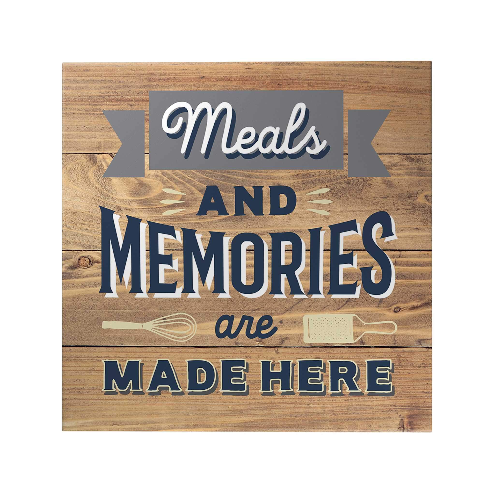 Happy Home Decoposter: Meals and Memories