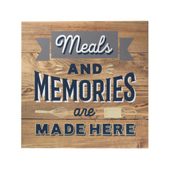 Happy Home Decoposter: Meals and Memories