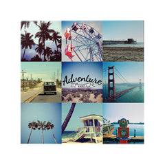 Adventure Awaits Decoposter Collage