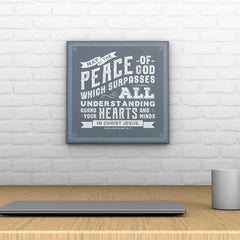 Words That Inspire Decoposter: May the Peace of God