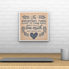 Wings of Love Decoposter: The Important Thing