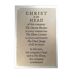 Christ Is the Head Decoposter: Company