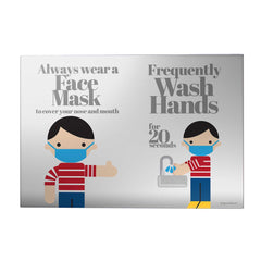 Pandemic Decoposter: Always Wear a Face Mask