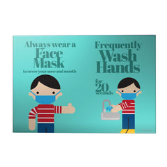 Pandemic Decoposter: Always Wear a Face Mask