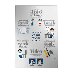 Pandemic Decoposter: Safety at the Work Place