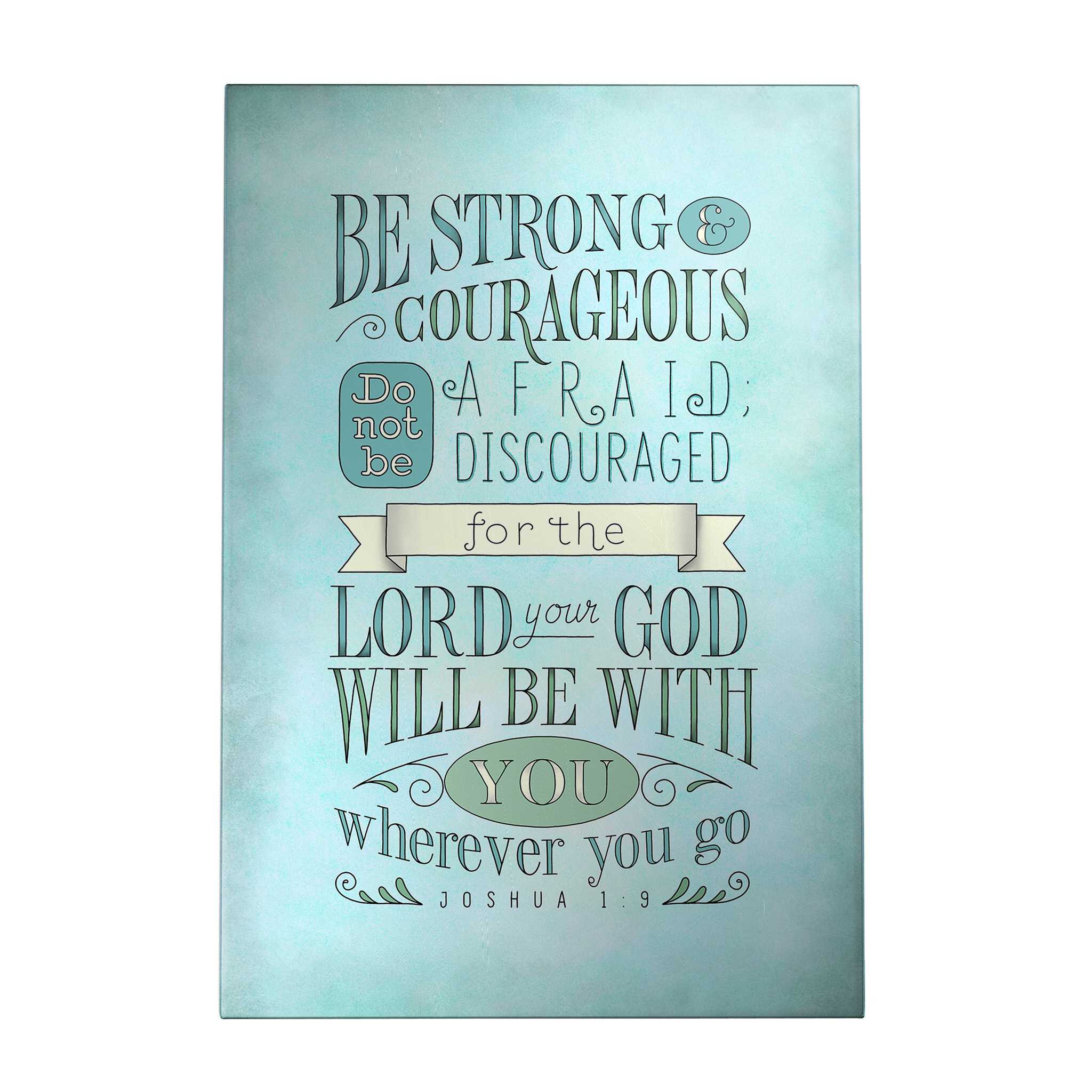 Be Strong and Courageous Decoposter