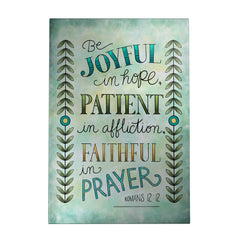 Be Joyful in Hope Decoposter