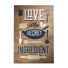 Happy Home Decoposter: Love Is the Secret Ingredient