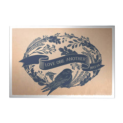 Wings of Love Decoposter: Love One Another